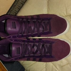adidas Purple High-Top Sneakers